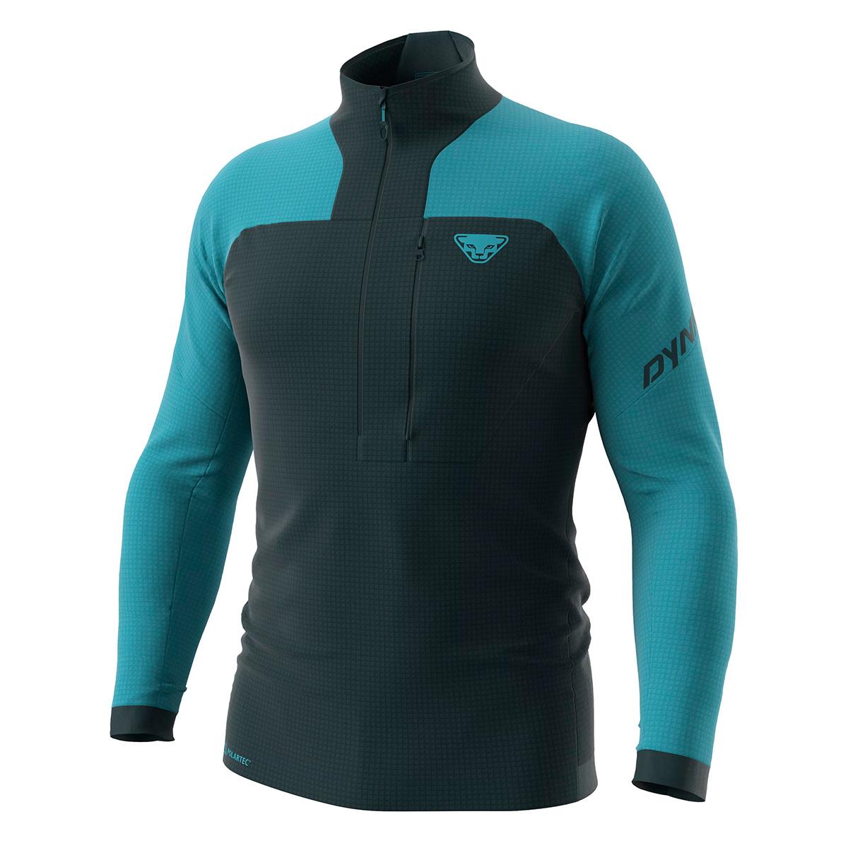 Dynafit Speed PTC 1/2 Zip Jacket Men's in Storm Blue